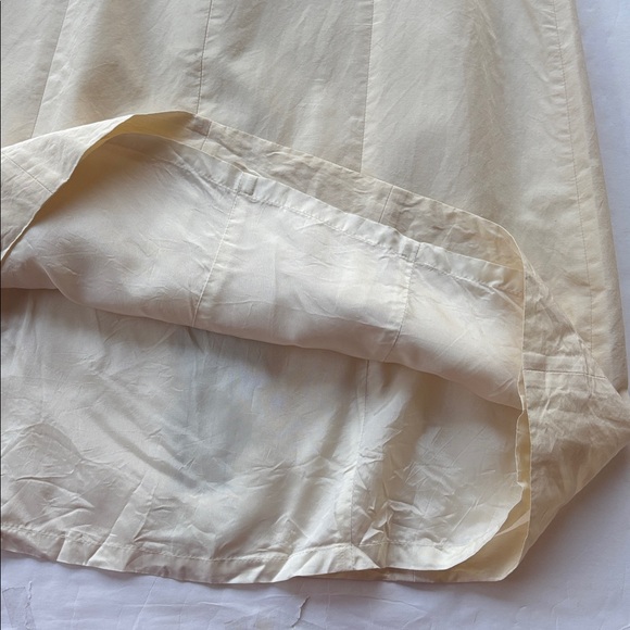 Lilly Pulitzer Vintage 90s White Label Silk Cotton Dress Lace Babydoll Y2K Cream - Picture 15 of 17